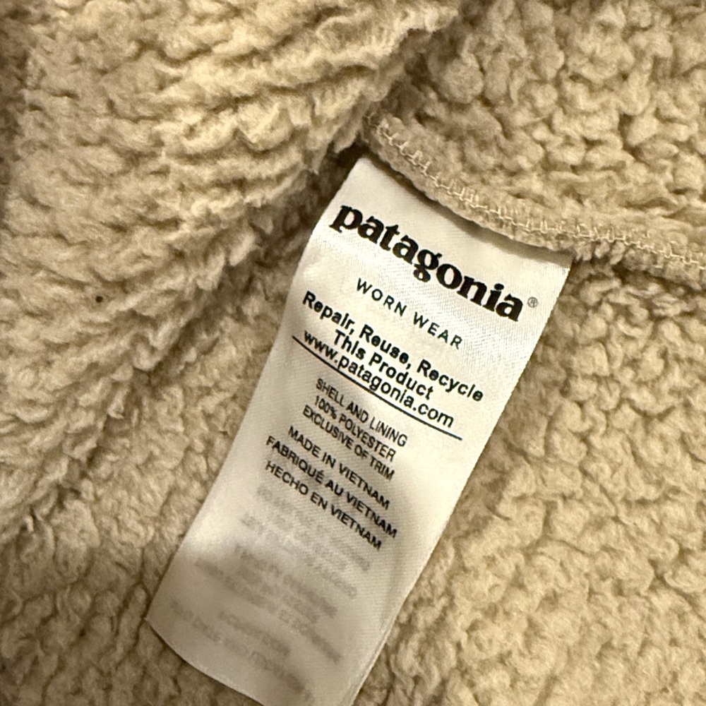 WOMENS‎ PATAGONIA LOS GATOS 1/4 ZIP FLEECE PULLOVER, SIZE MEDIUM EUC - Picture 5 of 9